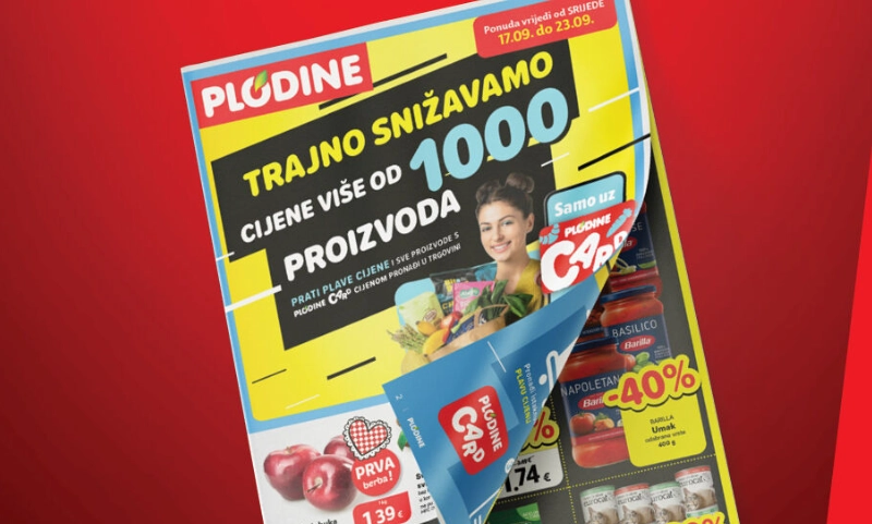 Trajno sniženje više od 1000 proizvoda u Plodinama