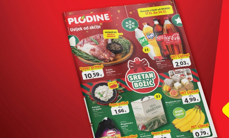 Sve za blagdanski stol u novom katalogu Plodina