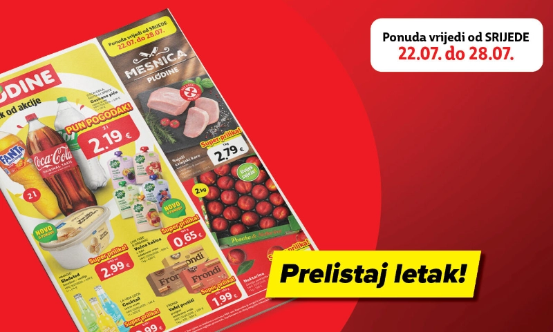 Stigla je nova ponuda u Plodine – od 22.7.